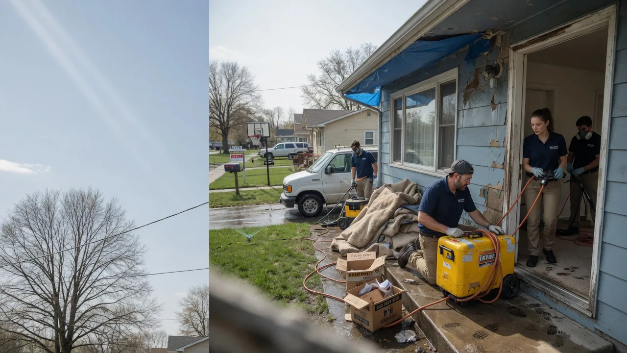 Basement Flood Cleanup in Cloverdale, IN near me